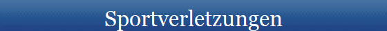 Sportverletzungen